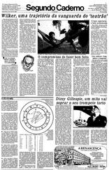 23 de Maio de 1986, Segundo Caderno, página 1