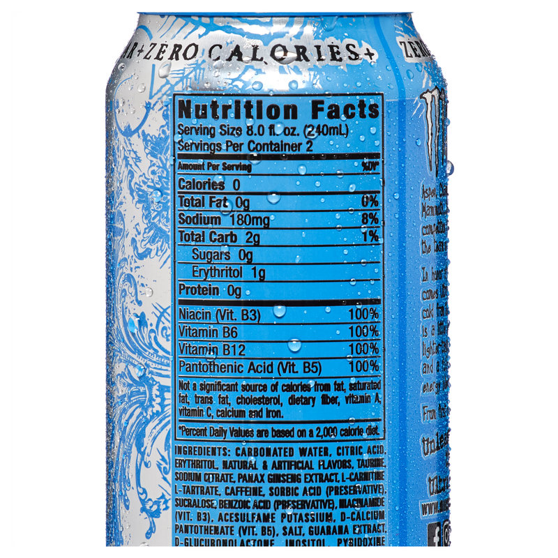 monster nutrition facts