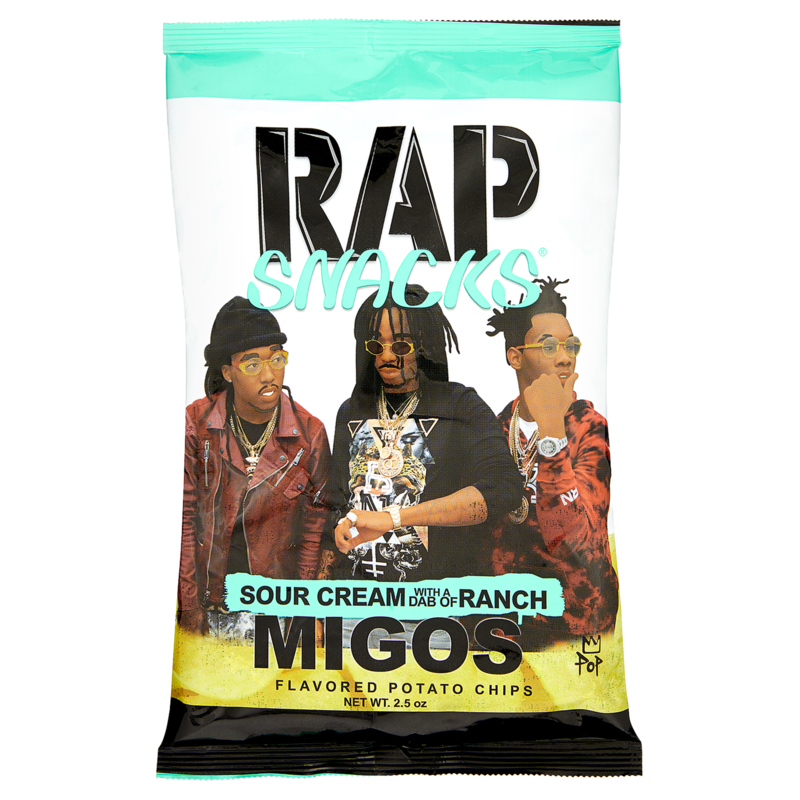 Rap Snacks Migos Sour Cream And Ranch Chips 2 5oz Snacks Fast Delivery By App Or Online