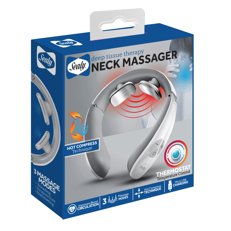Sealy Deep Tissue Neck Massager With 12 Pulse Modes