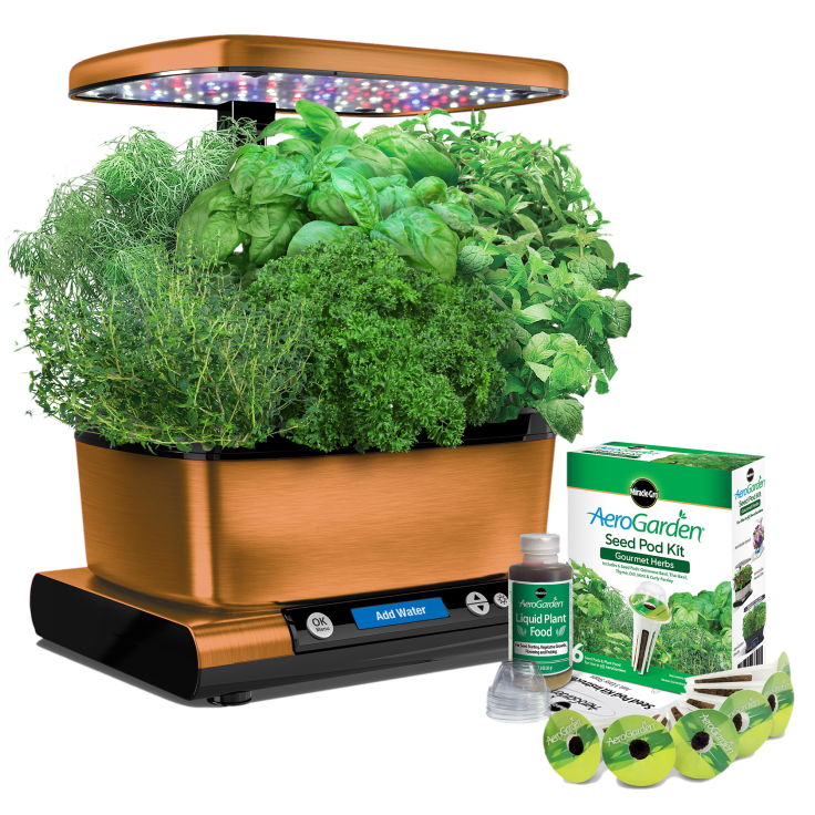 Aerogrow Aerogarden Harvest Elite Wi Fi In Copper