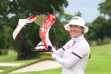 逆転でツアー4勝目を挙げたハナ・グリーン