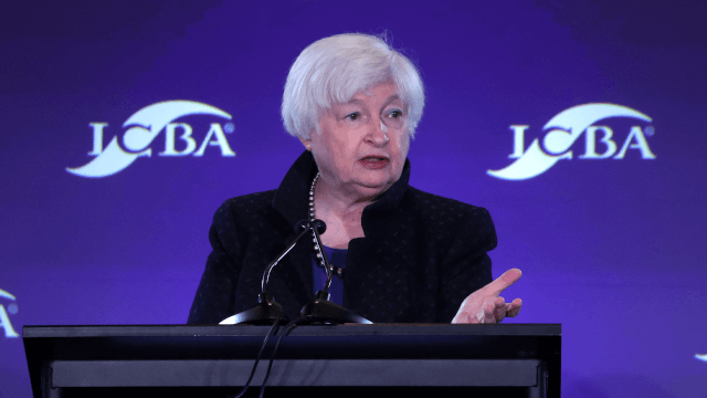 Yellen says U.S. defaulting on debt would generate a 'catastrophe'