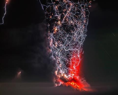 Volcanic eruption