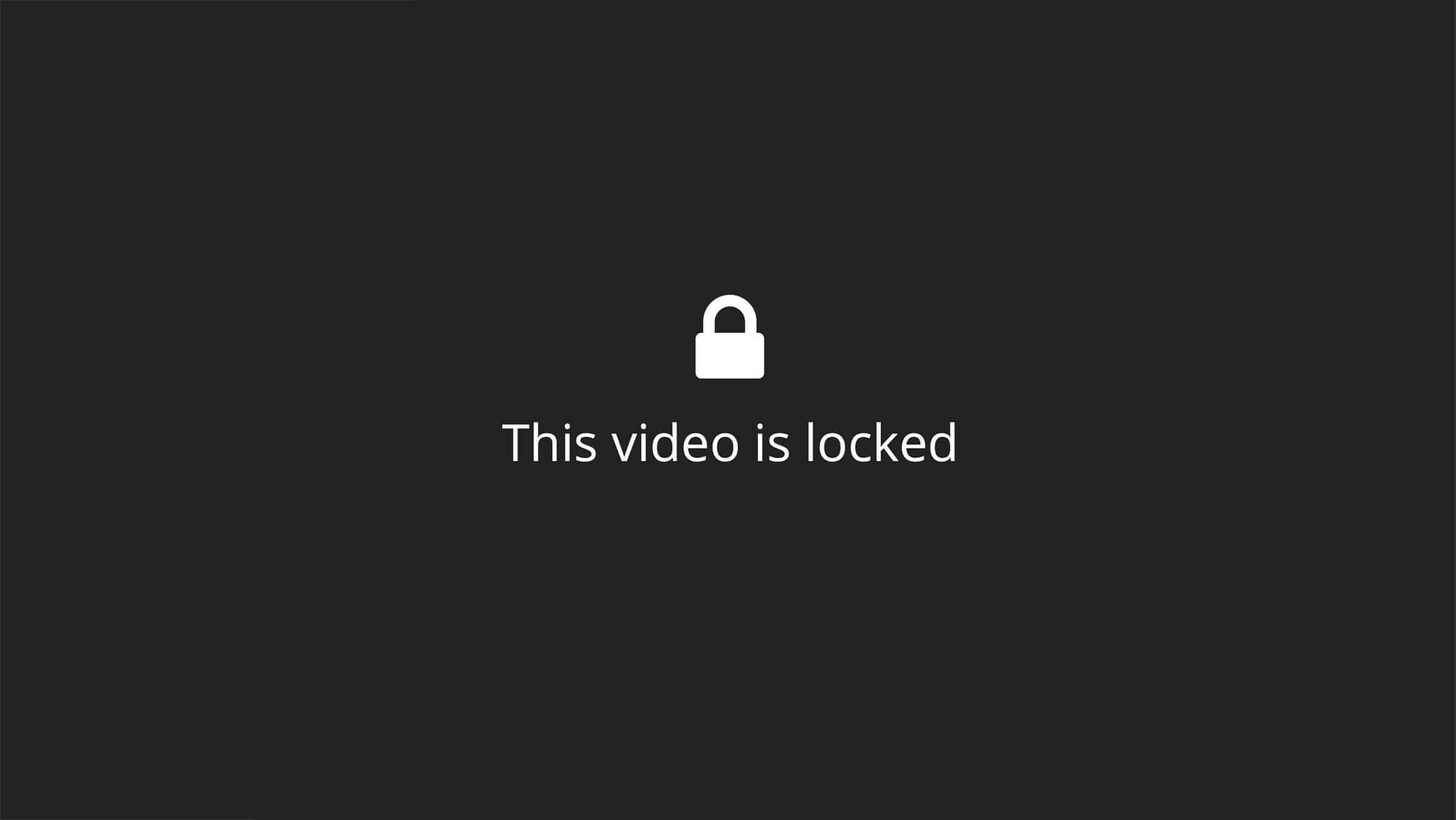 Content Locked