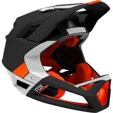 Fox Proframe Helmet Blocked, Color: Black, Size: Large