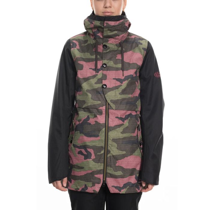 686 Cascade Shell Jacket, Color: Crushed Berry, Size: S