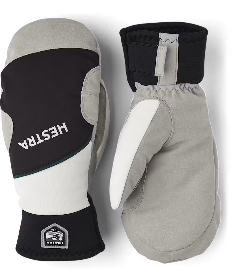 Hestra Comfort Tracker Mitt, Color: Black/Ivory, Size: 6