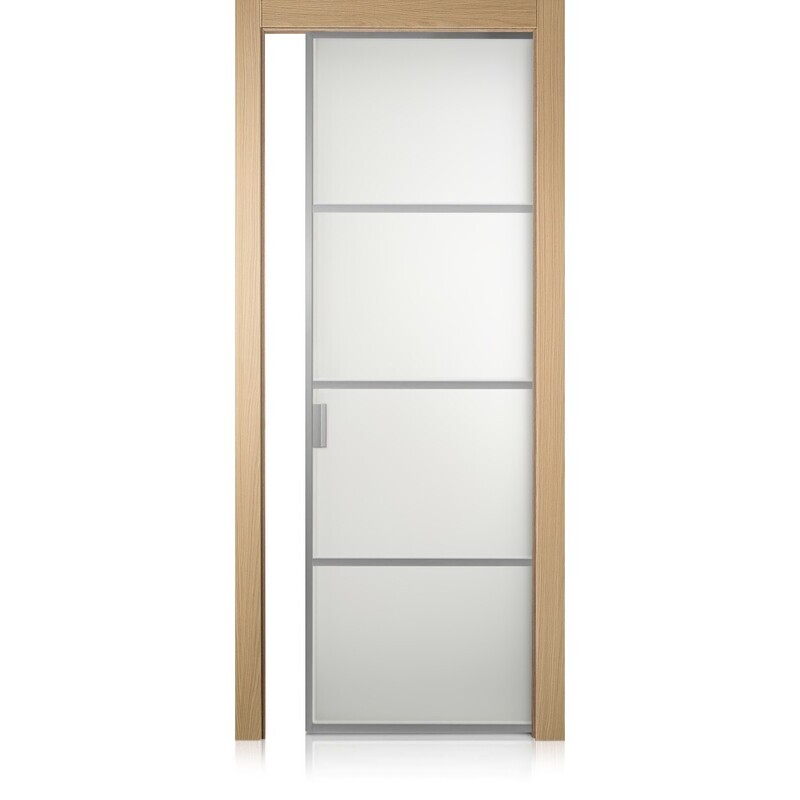 Puerta Cristal Frame/3 rovere natural touch