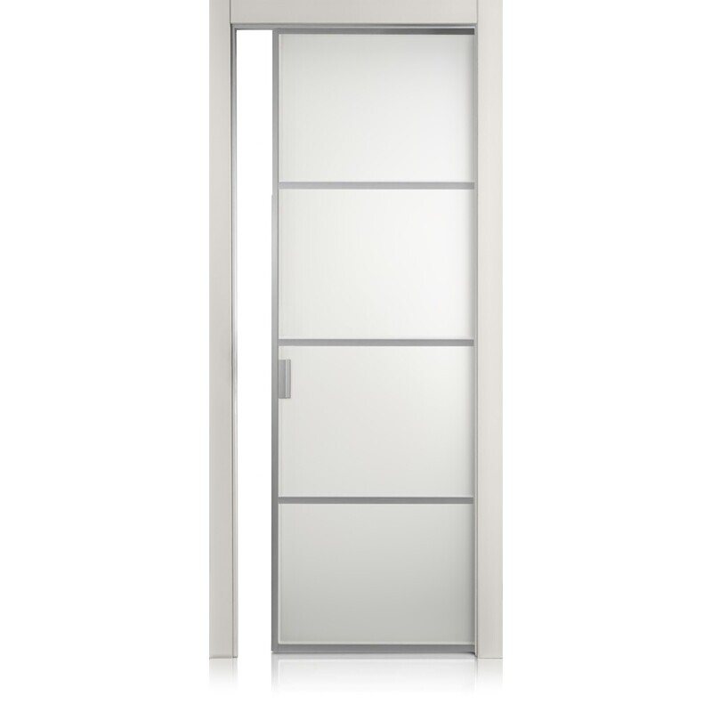 Puerta Cristal Frame/3 grigio lux