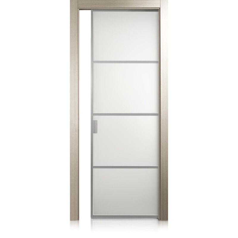 Puerta Cristal Frame/3 grafis beige