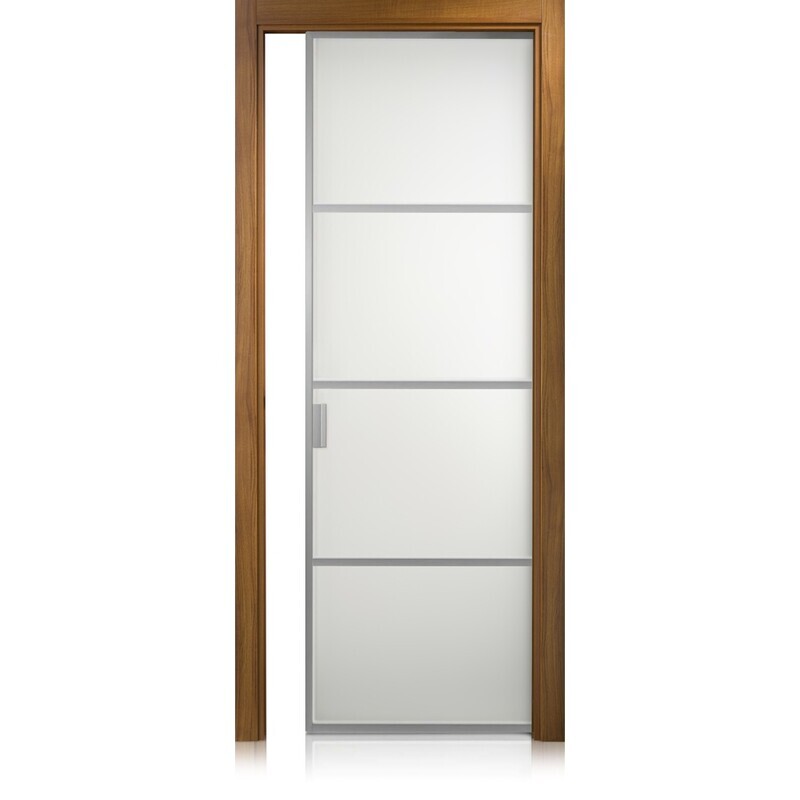 Puerta Cristal Frame/3 noce