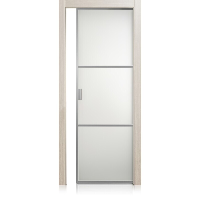 Puerta Cristal Frame/2 materic greige