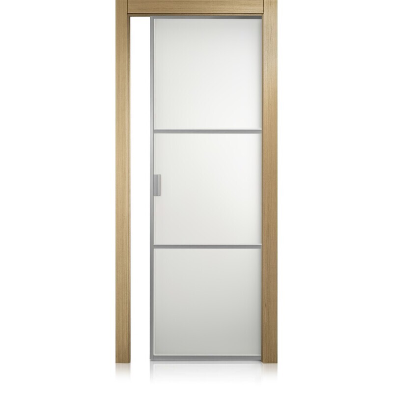 Puerta Cristal Frame/2 rovere gold