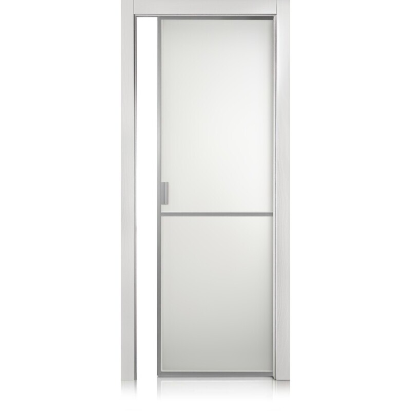 Puerta Cristal Frame/1 trame bianco