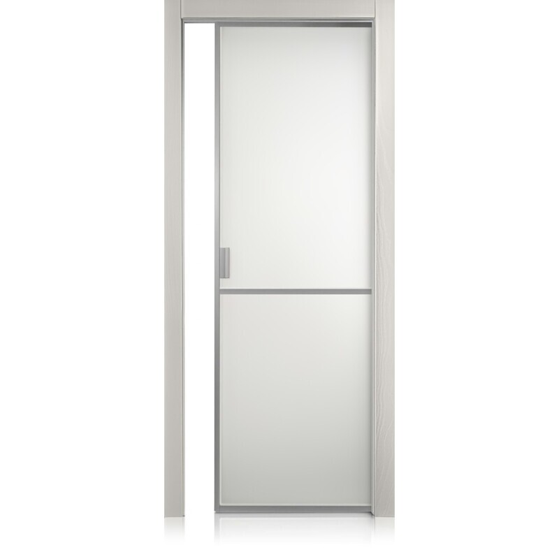 Puerta Cristal Frame/1 trame grigio lux