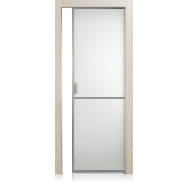 Puerta Cristal Frame/1 materic greige