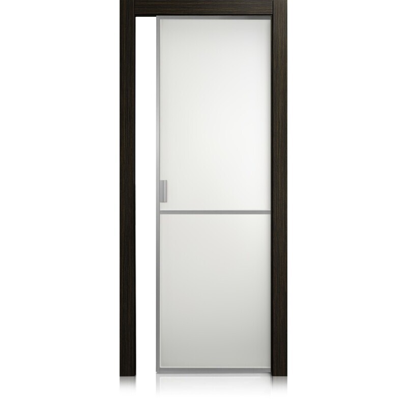 Puerta Cristal Frame/1 materic noir