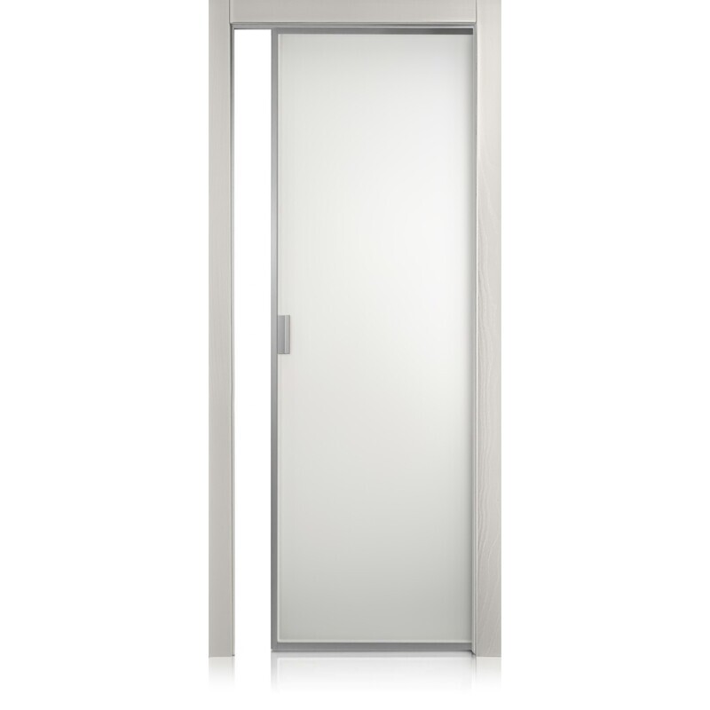 Puerta Cristal Frame trame grigio lux