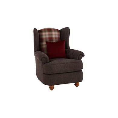 Dexter Brown 3 Seater High Back Sofa Oak Furnitureland