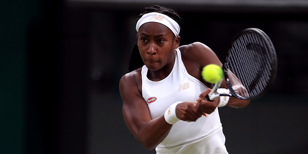 Coco Gauff backhand