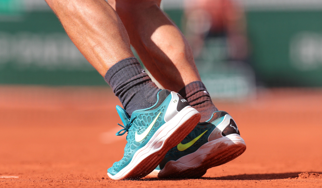 Rafael Nadal's feet