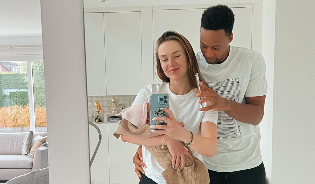 Elina Svitolina, Gael Monfils, Skai Monfils