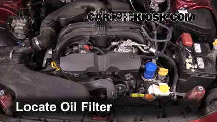 Oil Filter Change Subaru Outback 2015 2019 2 5i Premium 2 5l 4 Cyl
