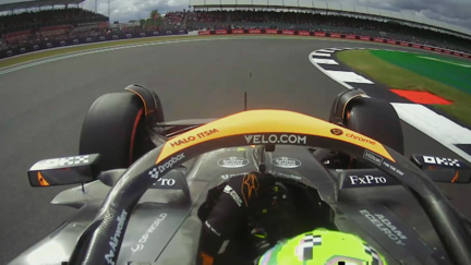 2024 British GP FP2: Onboard with Lando Norris for the fastest lap of Friday practice