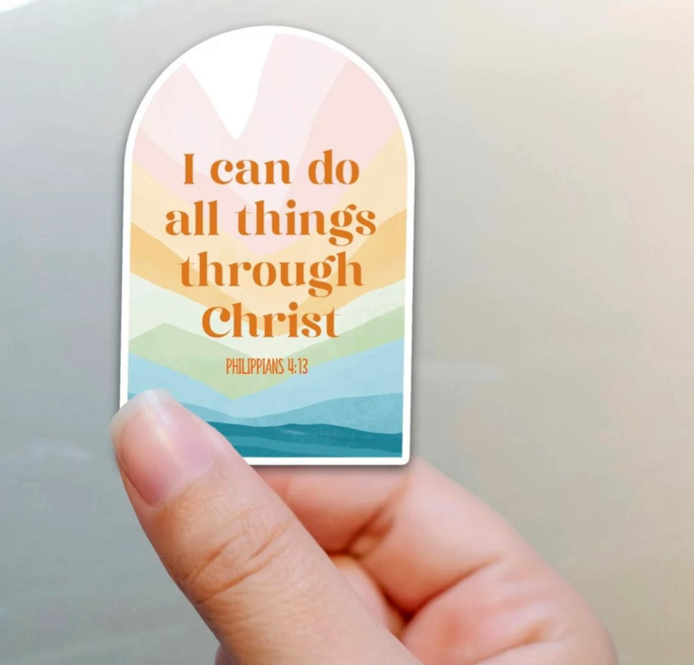 I Can Do All Things 2023 Youth Theme Arch Sticker Deseret Book