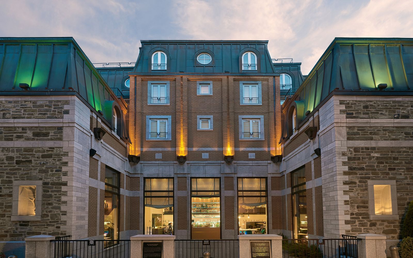 Extérieur de l'Auberge Saint-Antoine 