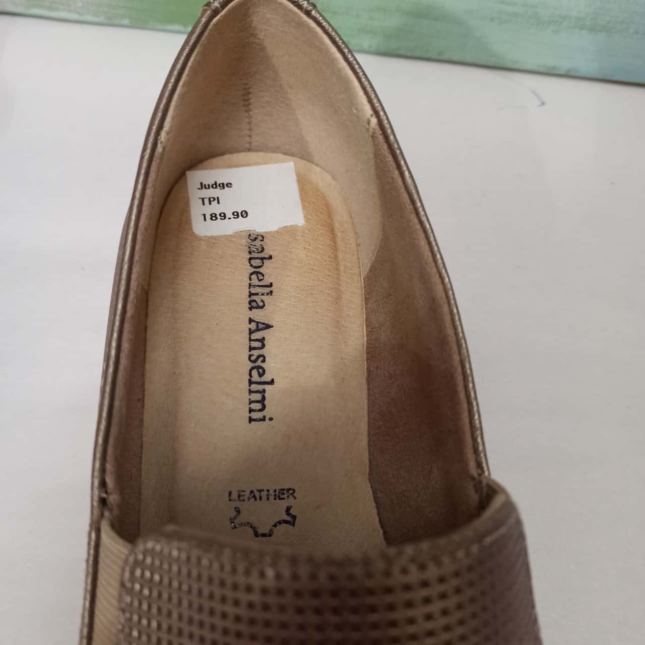 Isabella Anselmi Womens Shoes Size 37 Beige