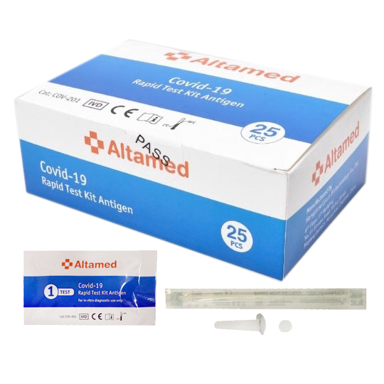 Altamed Covid 19 Rapid Test Kit Antigen Kegunaan Efek Samping Dosis Dan Aturan Pakai Halodoc