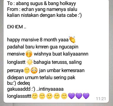Kata Kata Buat Happy Mensive