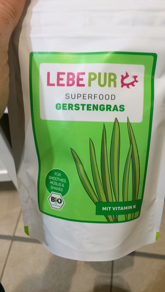 Product Lebepur Gerstengras The Open Food Repo