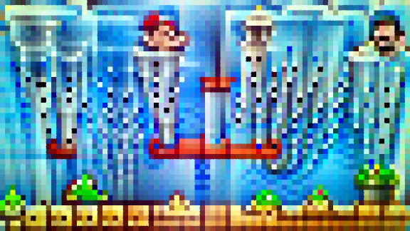 Super Mario Bros #Splafluted Level, Pixray