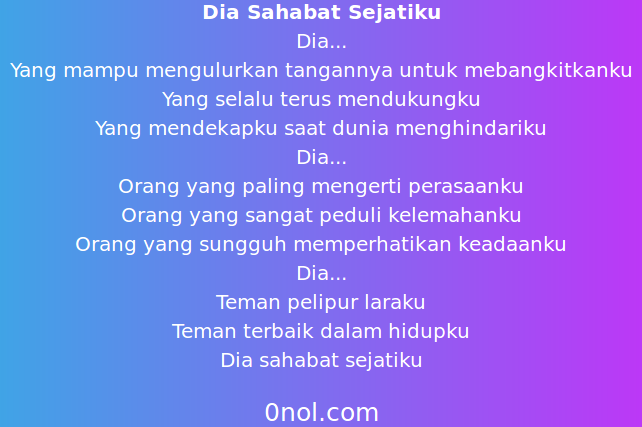 Kata Kata Buat Sahabat Sejati Yang Menyentuh Hati