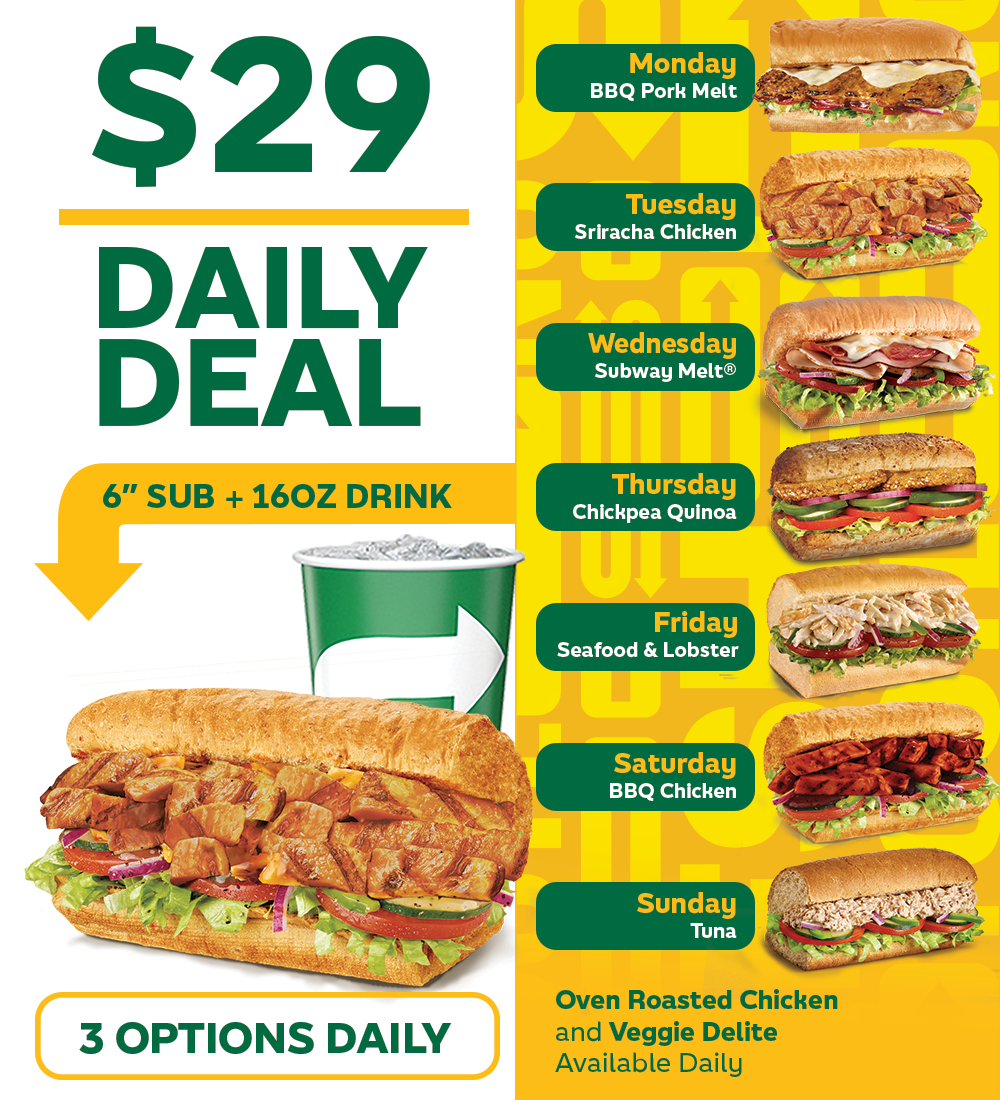 Offers Subway Trinidad And Tobago