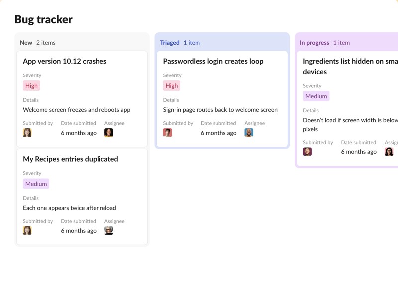 A streamlined approach to keeping track of outstanding bugs