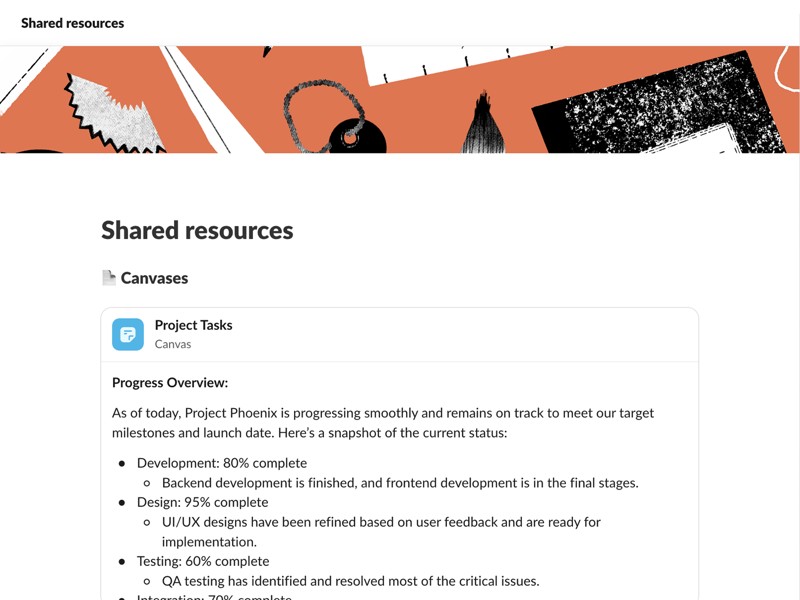 One place to keep helpful resources and links across your team