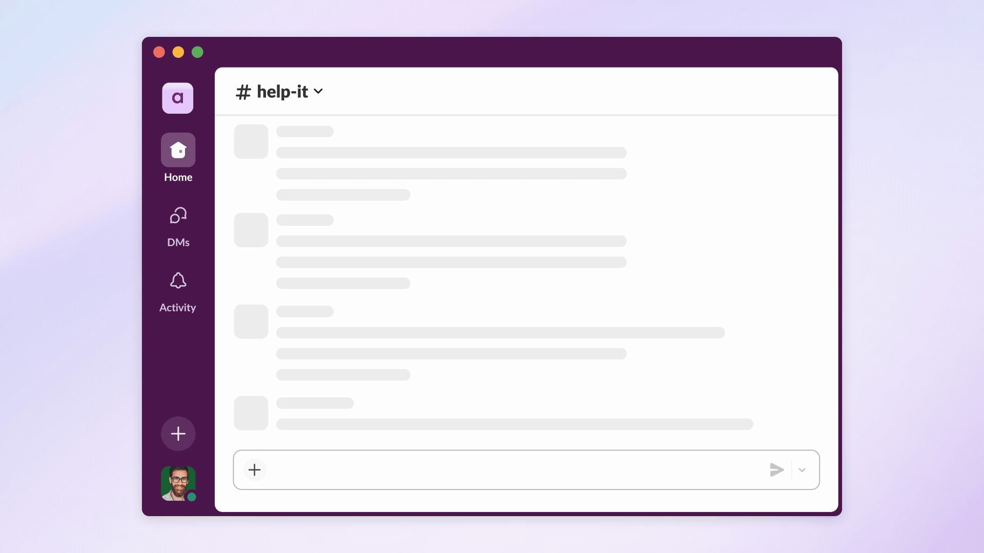Agentforce IT 에이전트에게 도움을 요청하는 Slack 사용자를 보여주는 GIF