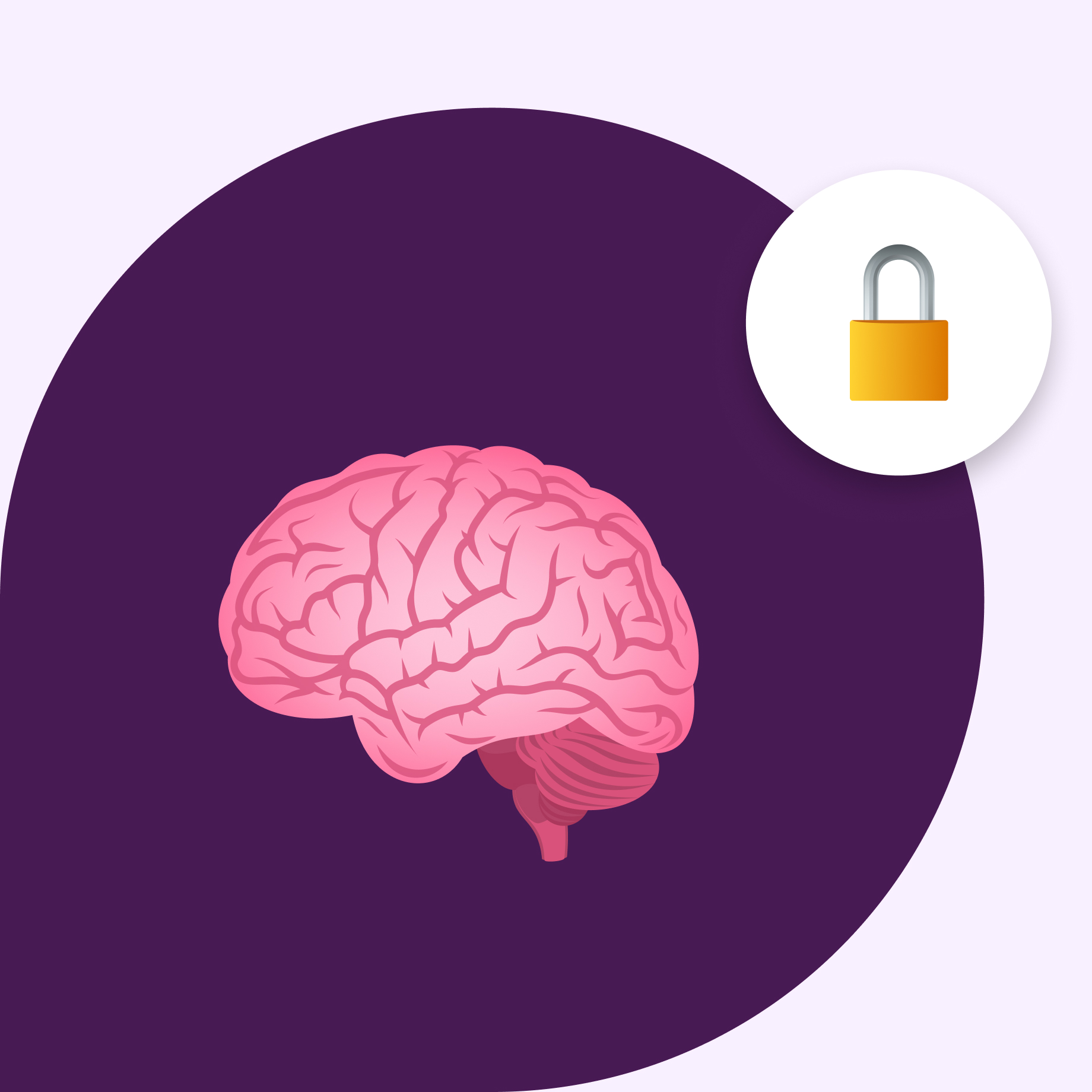 Slack symbolised as a corporate brain filled with knowledge