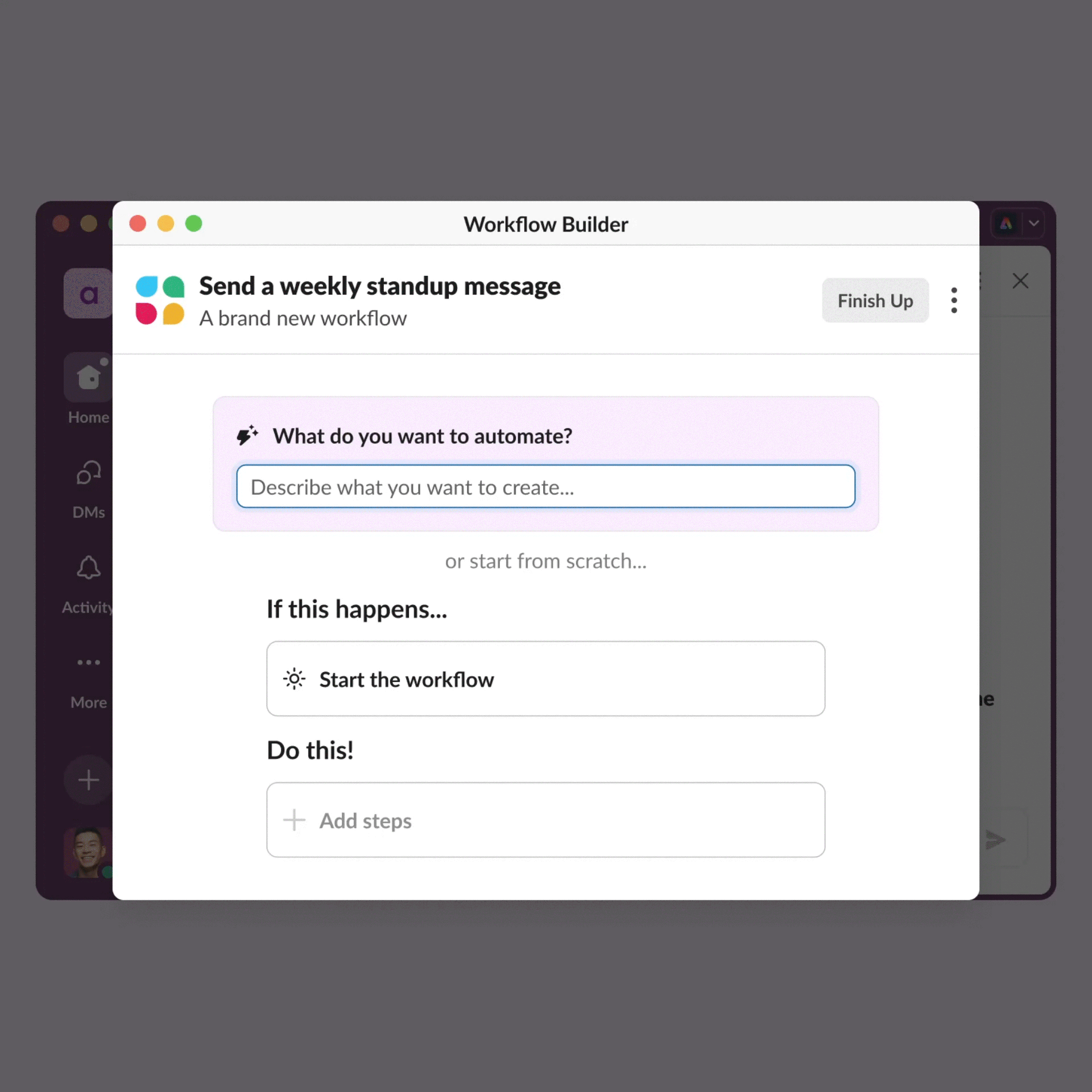 AI powered workflows in action.