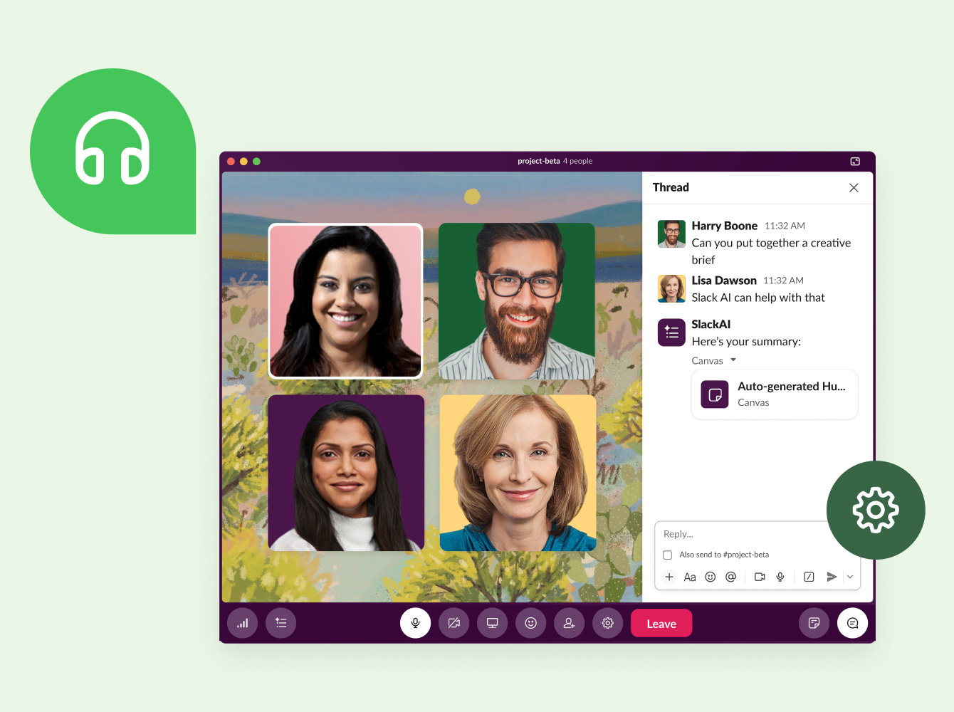 Slack huddles with AI summaries