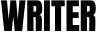 Logotipo da empresa do escritor