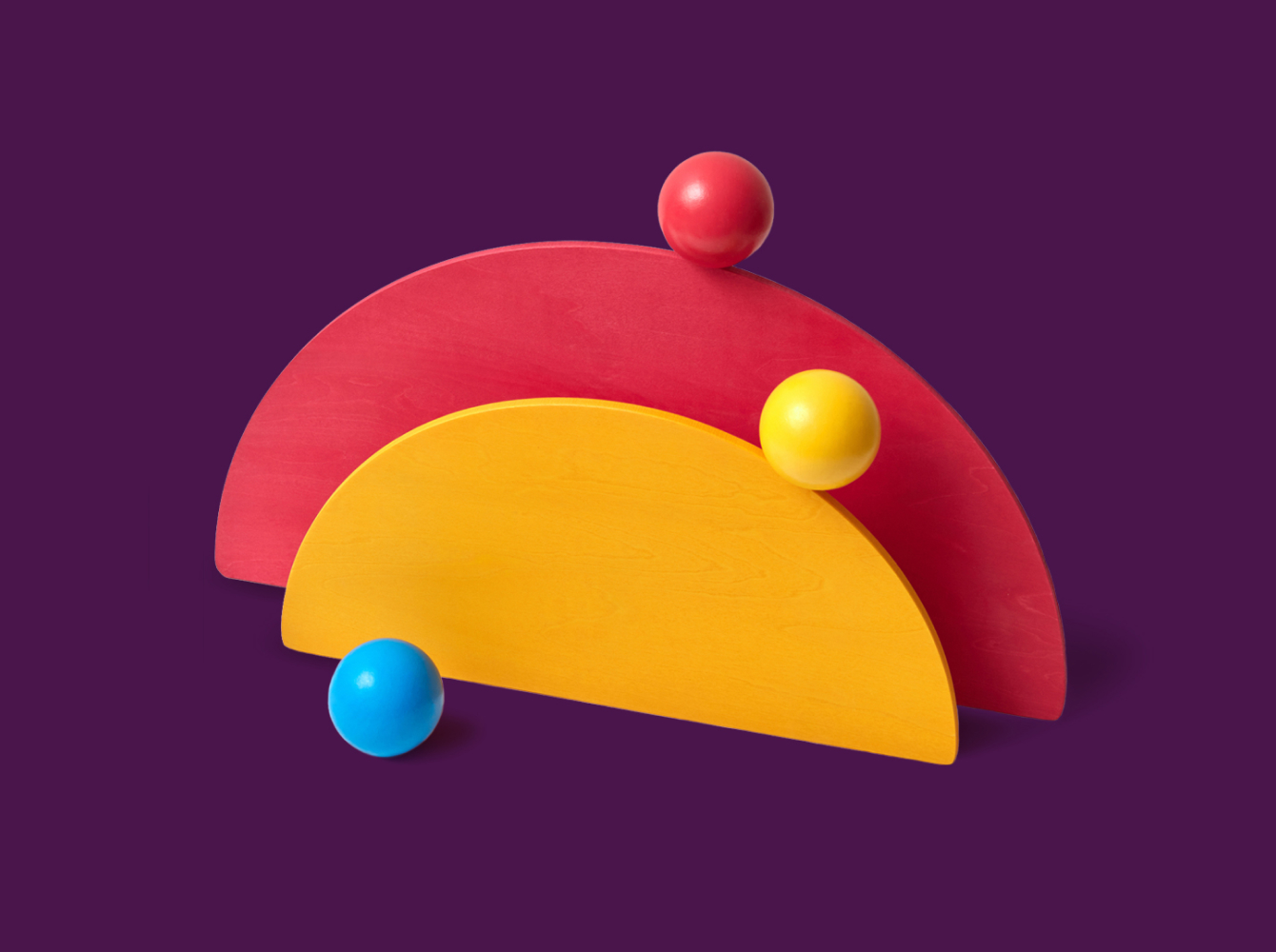 Colorful shapes representing deal cycle