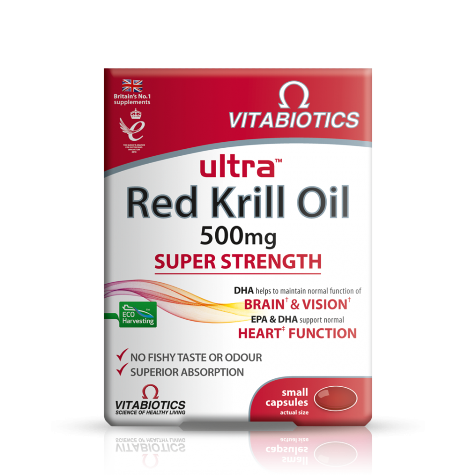 Vitabiotics Ultra Krill Oil Capsules 30 S Connective Pharma Ltd