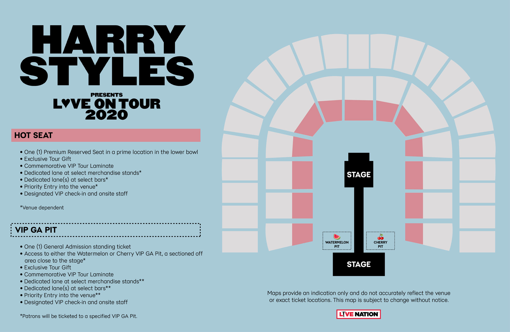 Harry Styles Love On Tour Stage Setup