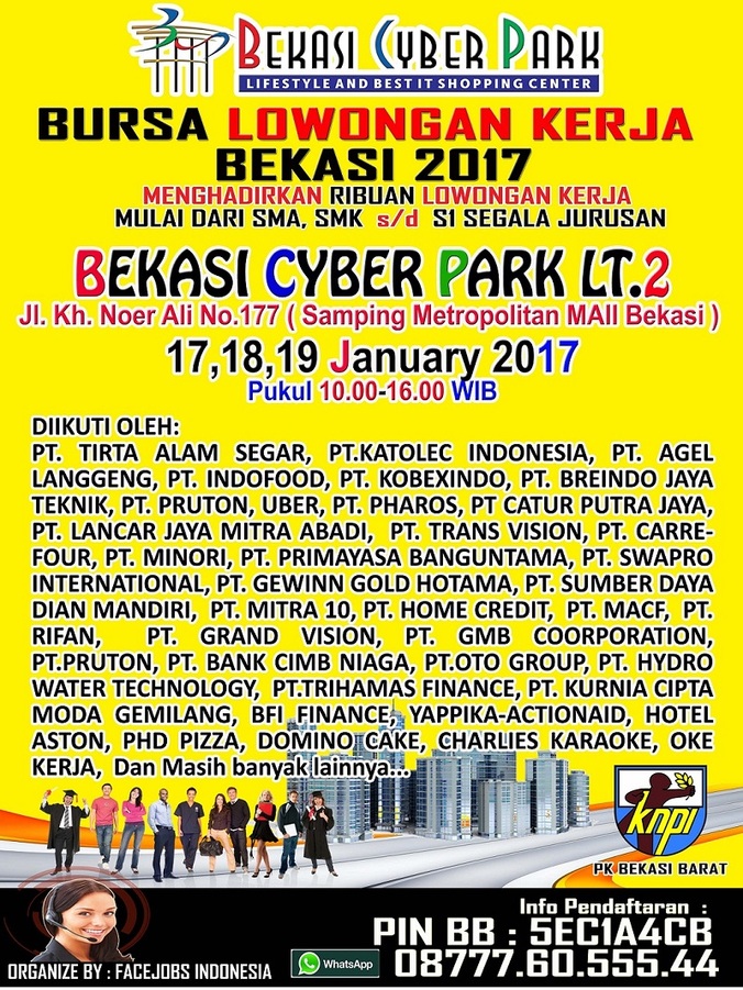 Info Loker Bekasi Barat