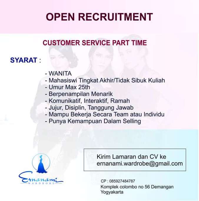 Info Loker Jogja Part Time